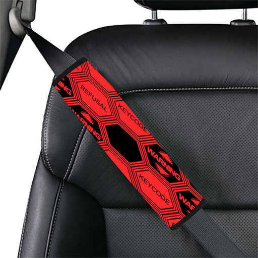 keycode warning level 1 evangelion Car seat belt cover