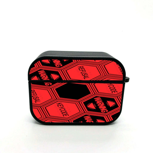 keycode warning level 1 evangelion airpods case