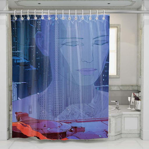 joi hologram blade runner shower curtains