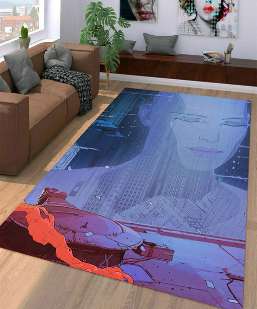 joi hologram blade runner Living room carpet rugs