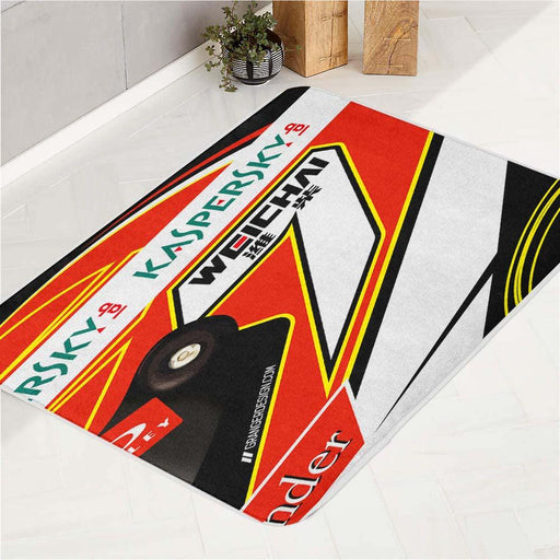 kaspersky weichai racing bath rugs