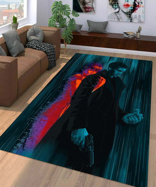 joi in the rain blade runner Living room carpet rugs