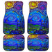 Starry Night Stained Glass Car floor mats Universal fit