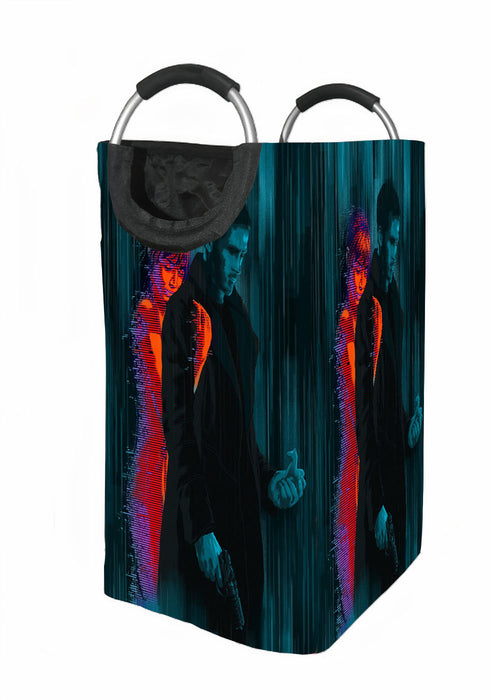 joi in the rain blade runner Laundry Hamper | Laundry Basket