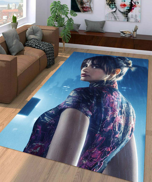 joi potrait blade runner 2049 Living room carpet rugs