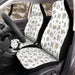 kids camp with animal Car Seat Covers