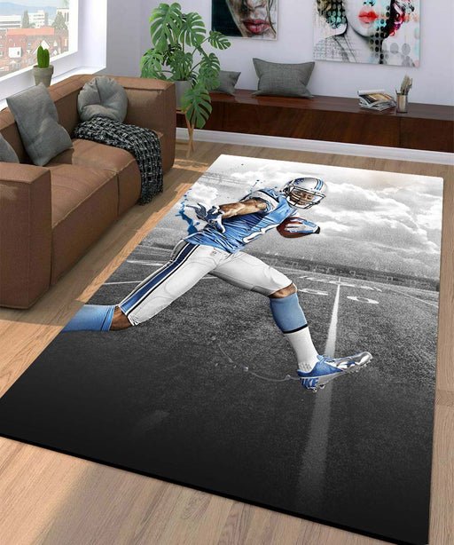 keep the ball nfl Living room carpet rugs