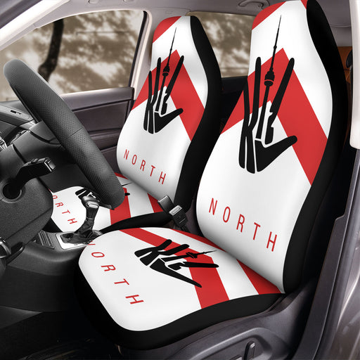 klaw raptors north sign Car Seat Covers