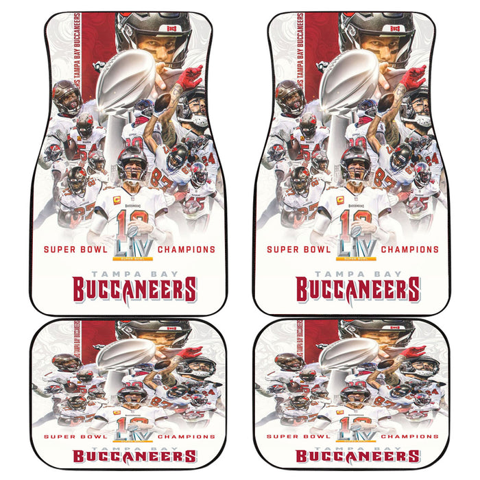 superbowl tampa bay buccaneers Car floor mats Universal fit