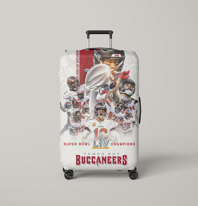 superbowl tampa bay buccaneers Luggage Cover | suitcase