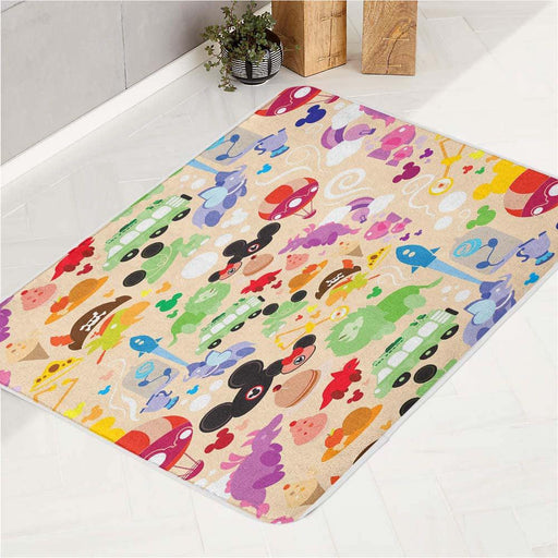 kids stuff from disney cartoon bath rugs