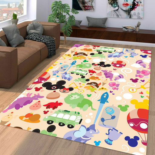 kids stuff from disney cartoon Living room carpet rugs