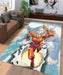 justice league character Living room carpet rugs