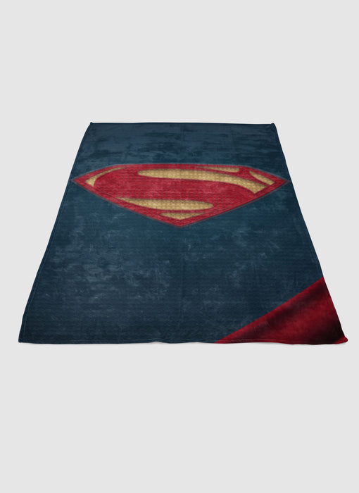 Superman logo justice soft fleece blanket