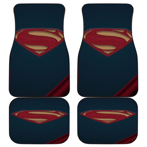 Superman logo justice Car floor mats Universal fit