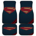 Superman logo justice Car floor mats Universal fit