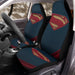 Superman logo justice Car Seat Covers