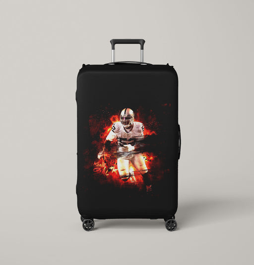 khalil mack from oakland raiders Luggage Covers | Suitcase