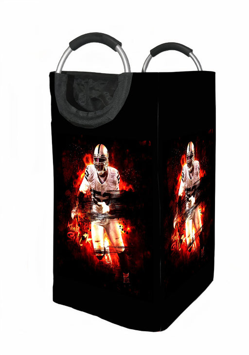 khalil mack from oakland raiders Laundry Hamper | Laundry Basket