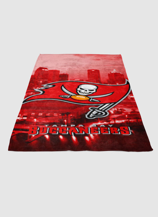 TAMPA BAY BUCCANEERS FOOTBALL LOGO soft fleece blanket