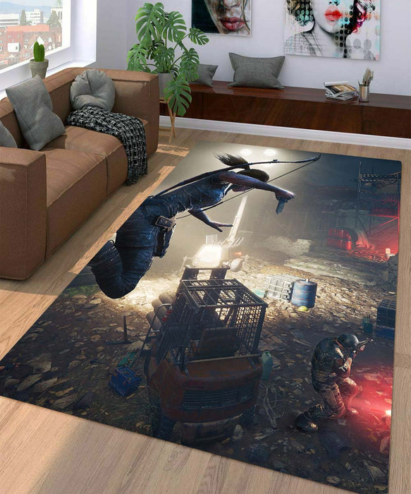 killing the army tomb raider Living room carpet rugs