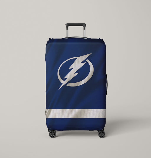 tampa bay lightning logo 1 Luggage Cover | suitcase