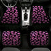 kiss lips xoxo pink Car floor mats Universal fit