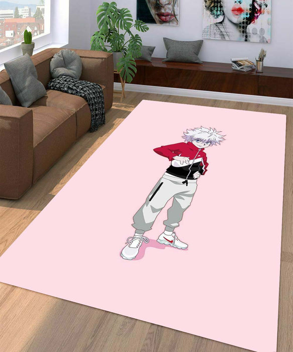 killua hunter x hunter hypebeast Living room carpet rugs