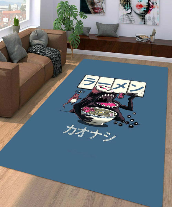 Kaonashi eating spirited away Living room carpet rugs