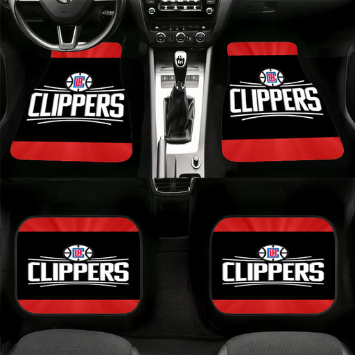 la clippers strong logo Car floor mats Universal fit