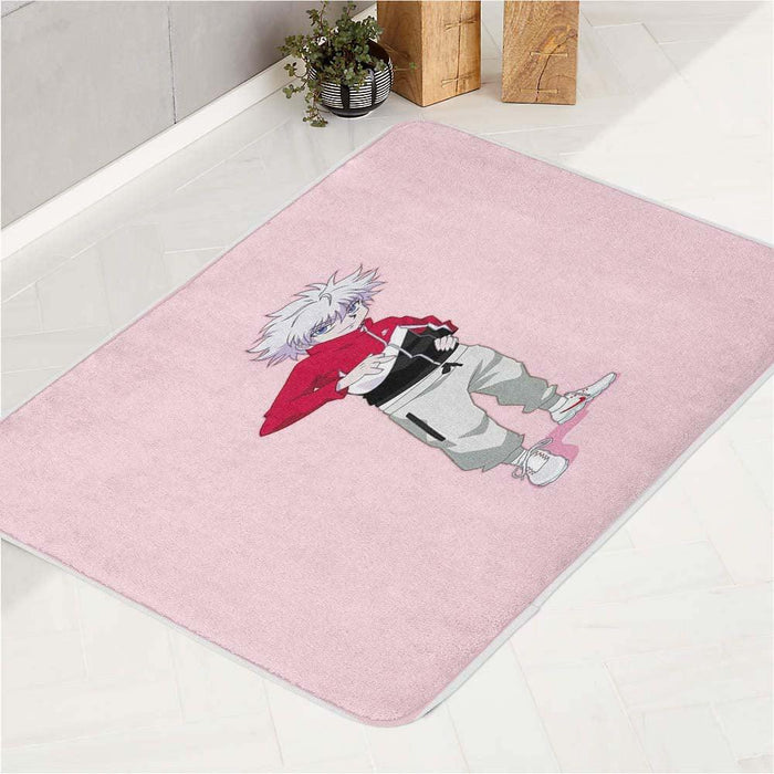 killua hunter x hunter hypebeast bath rugs