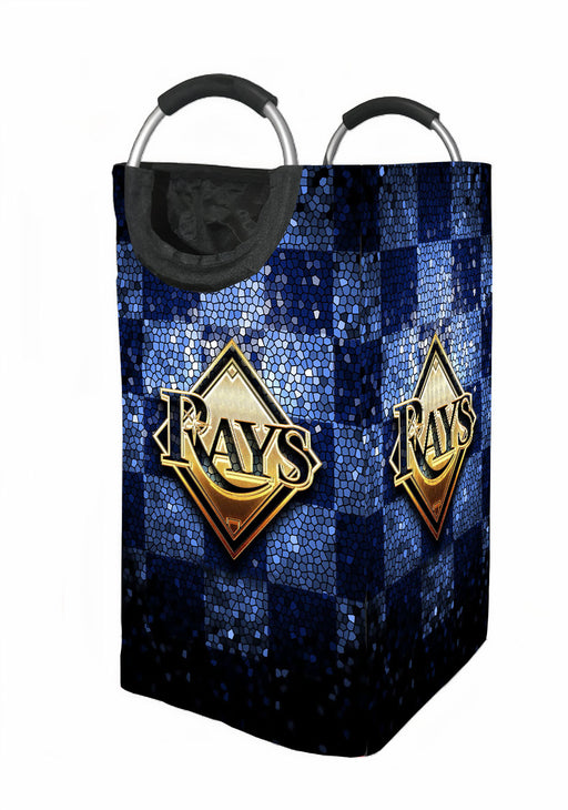 tampa bay rays glitter logo Laundry Hamper | Laundry Basket