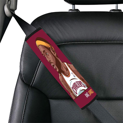 king james vector nba legend cavaliers Car seat belt cover - Grovycase