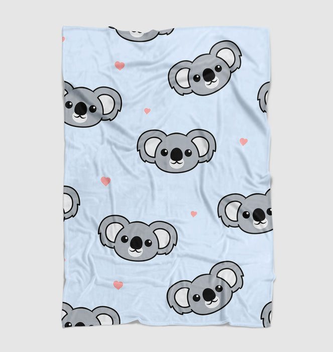 kola face cute cartoon Ultra soft fleece blanket