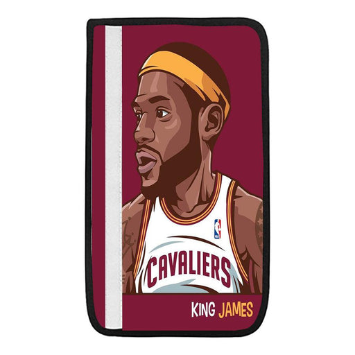 king james vector nba legend cavaliers Car seat belt cover