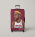 king james vector nba legend cavaliers Luggage Covers | Suitcase