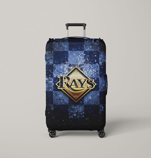 tampa bay rays glitter logo Luggage Cover | suitcase