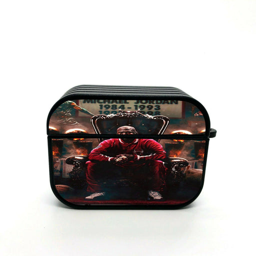 king michael jordan as nba player airpod case