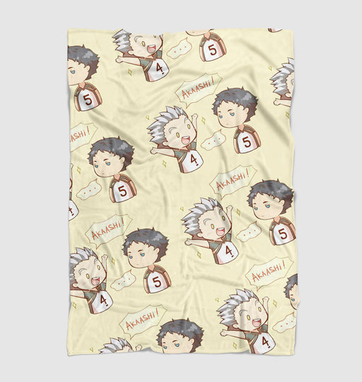 kotaro bokuto meet akaashi aoba johsai Ultra soft fleece blanket