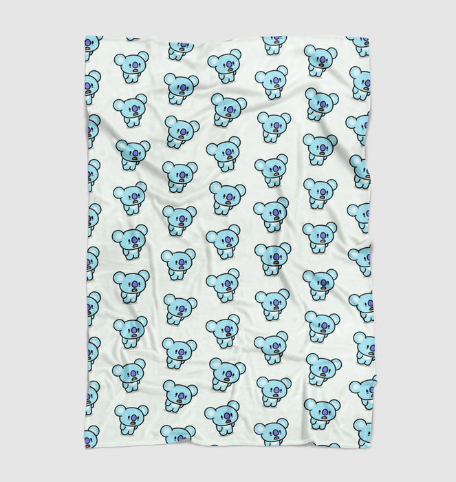 koya rapmon BT21 universtar Ultra soft fleece blanket