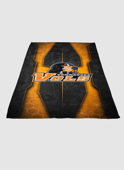 tennessee vols football logo 2 soft fleece blanket