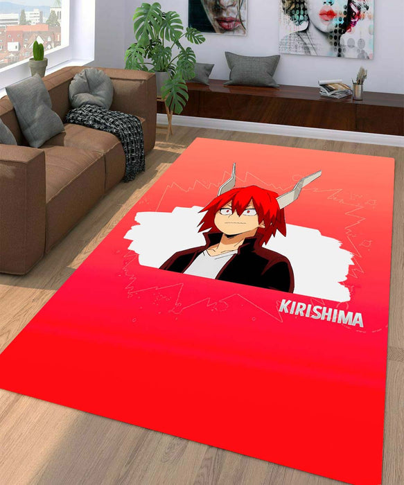 kirishima from my hero academia Living room carpet rugs