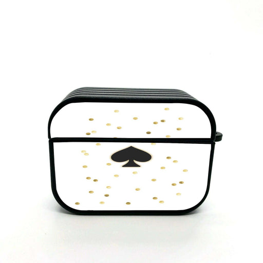 kate spade black and fancy airpods case