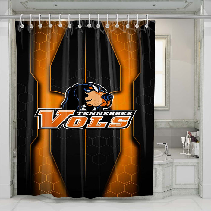 tennessee vols football logo 2 shower curtains