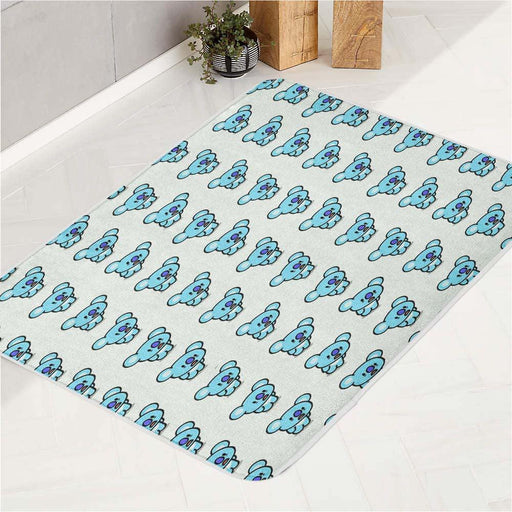 koya rapmon BT21 universtar bath rugs