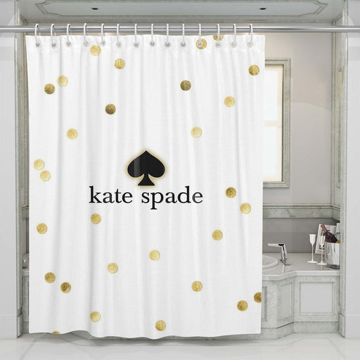 kate spade logo shower curtains