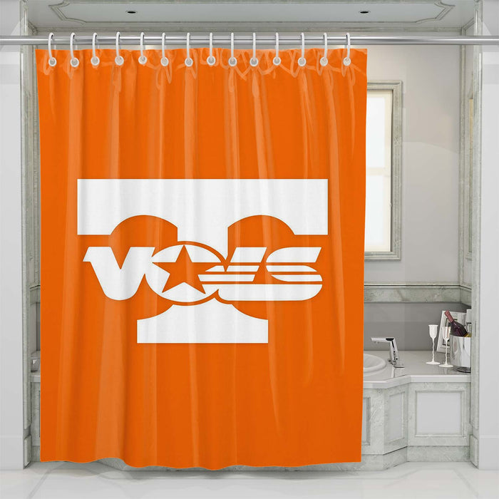 tennessee vols university shower curtains