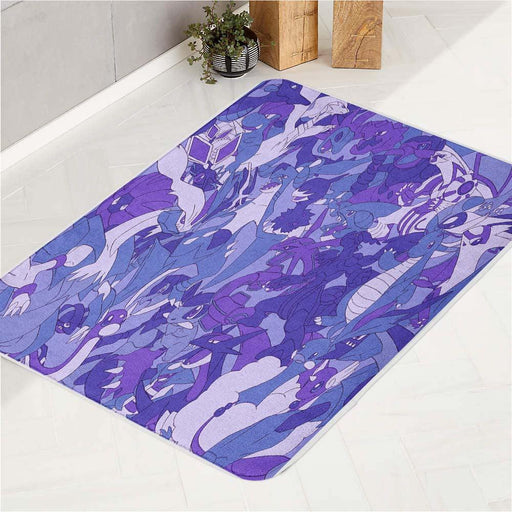 kyurem white monster pokemon bath rugs