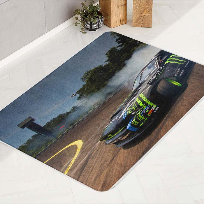 know the system for car racing monster bath rugs