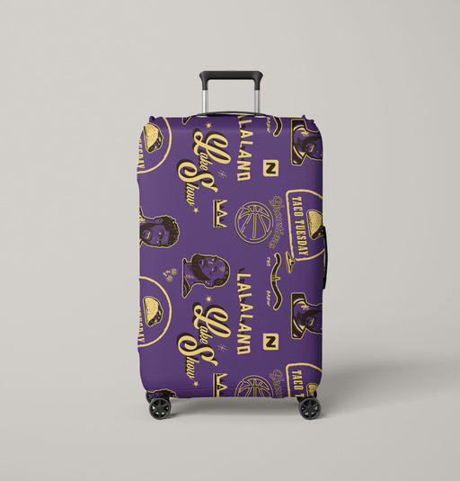 lake show lakers basketball Luggage Cover | suitcase